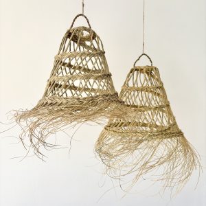 suspension paille marocaine tressée