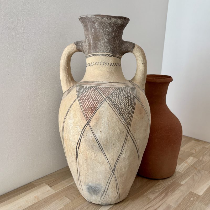 jarre marocaine en terre cuite – pièce artisanale de caractère
