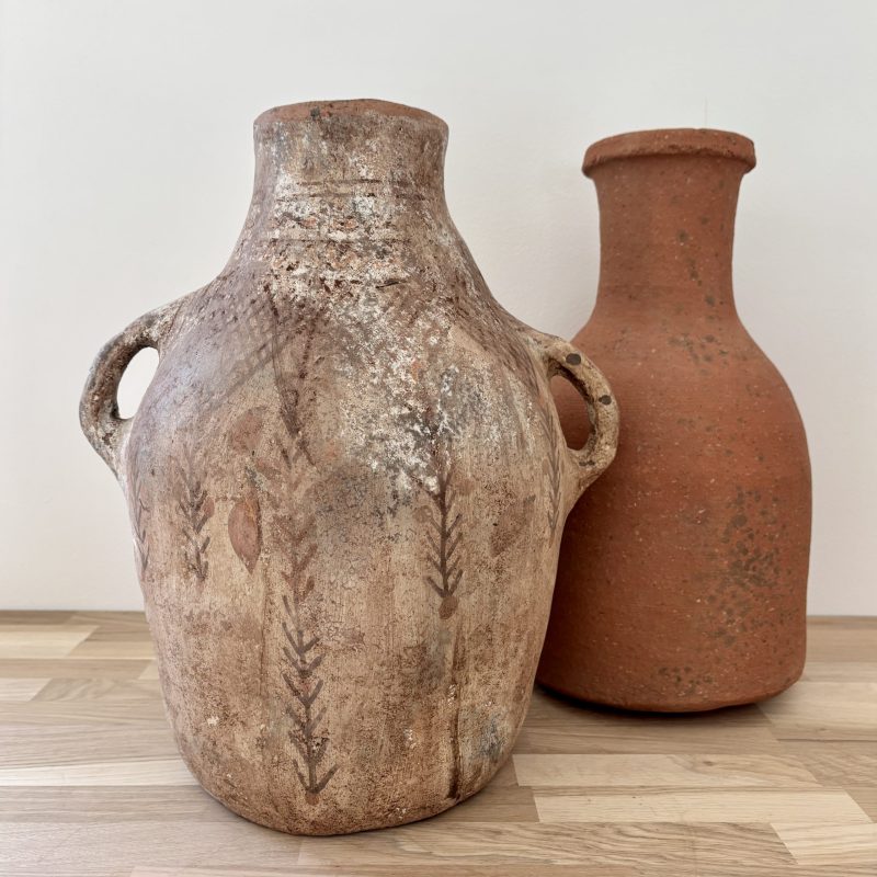 jarre berbère en terre cuite – décoration artisanale du rif