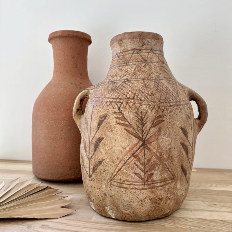 jarre berbère du rif – poterie ancienne décorative