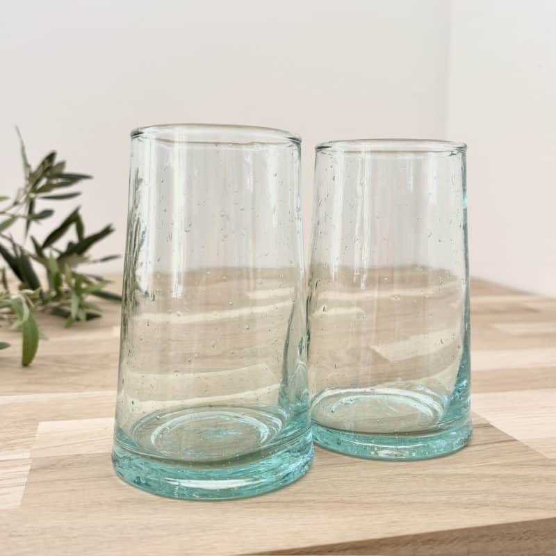 verres beldi en verre recyclé grand modèle