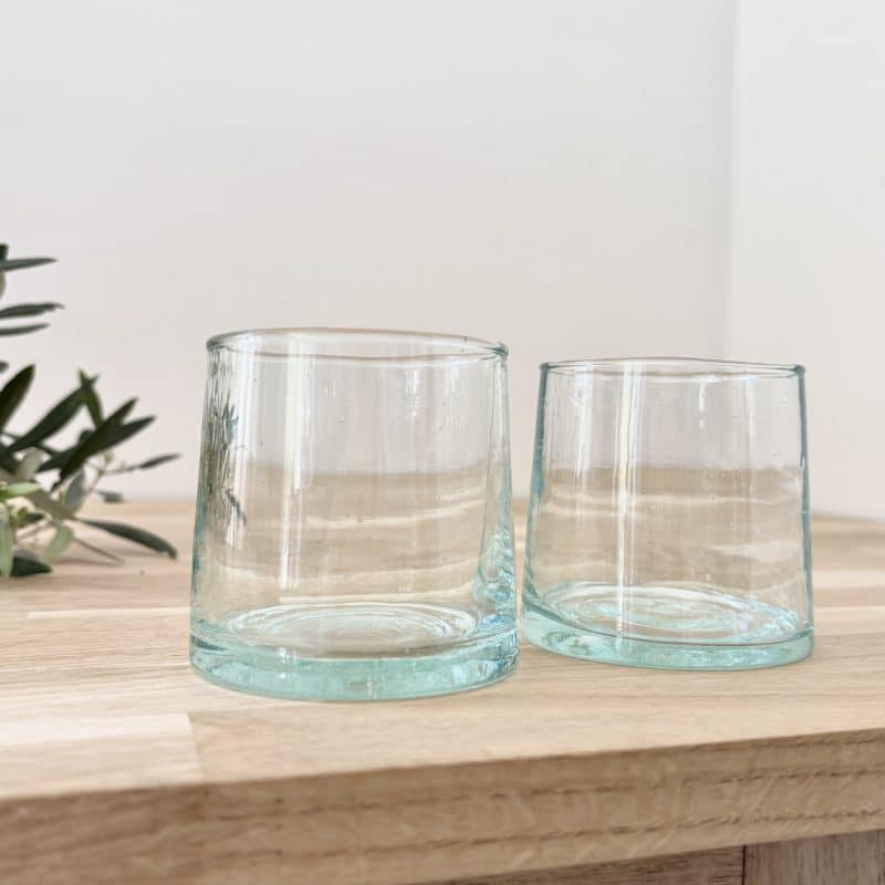 verres beldi en verre recyclé petit modèle