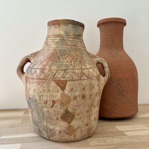 jarre berbère géométrique – poterie artisanale du rif
